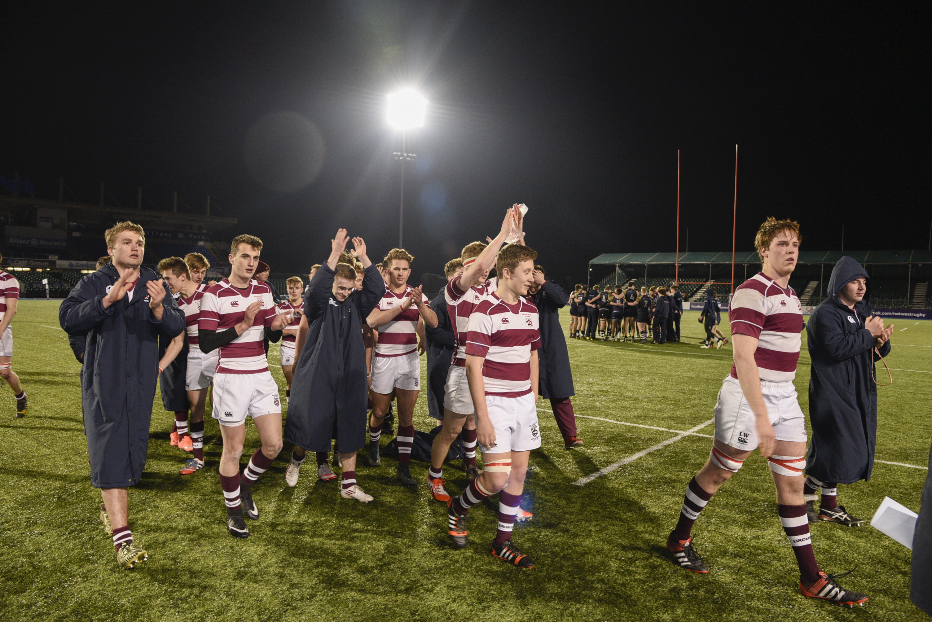 NatWest Schools Cup Semi Final (won 50-24): Bromsgrove v Whitgift, 27th February 2016